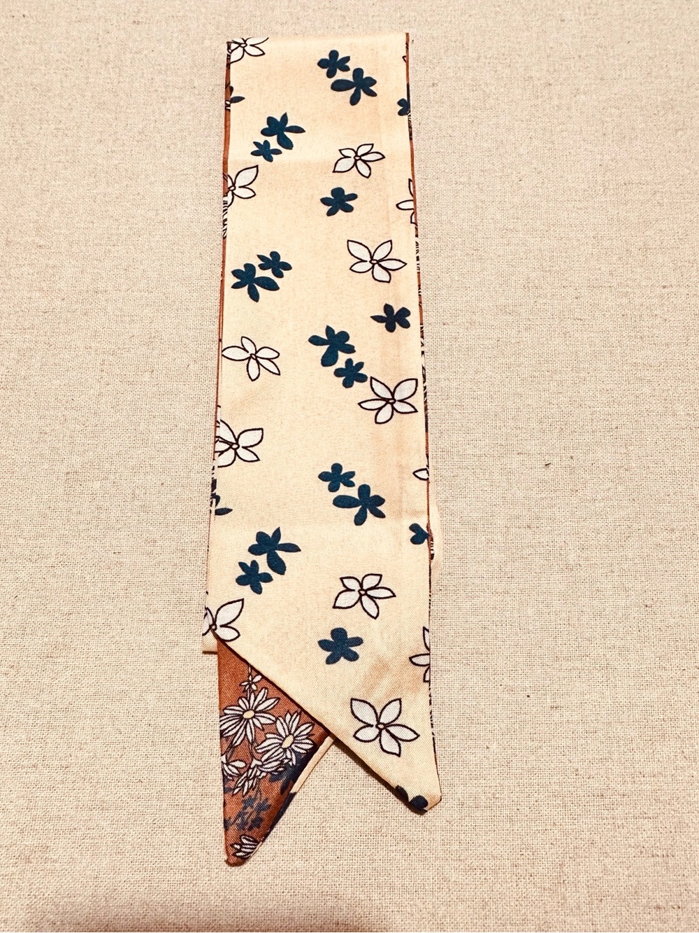 Boutique | Scarf | Floral Double Print Twilly